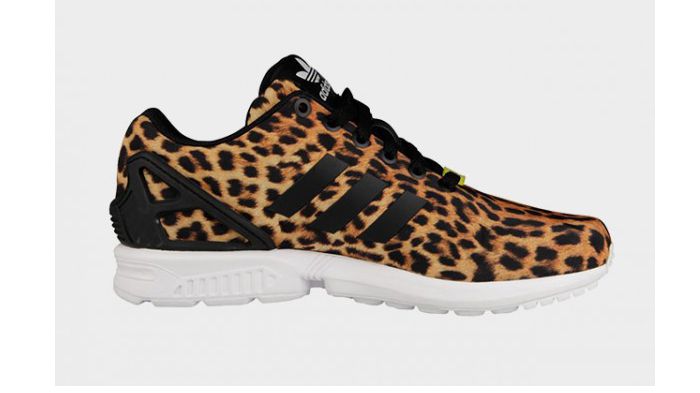 adidas zx flux leopard femme